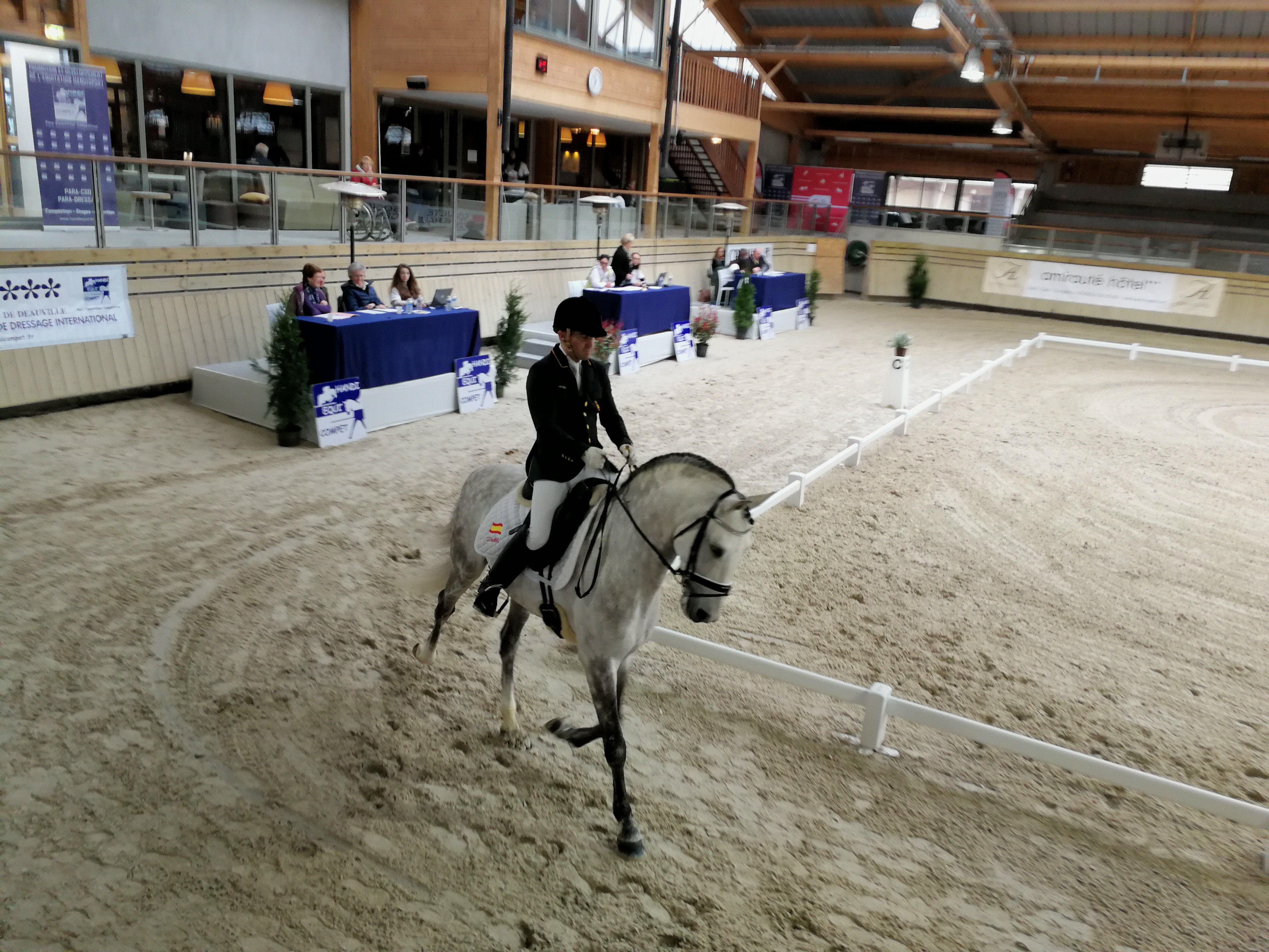 La navarra Natalia Quintana Plagaro participó en el CPEDI *** Coupe des Nations en Deauville (Normandie)